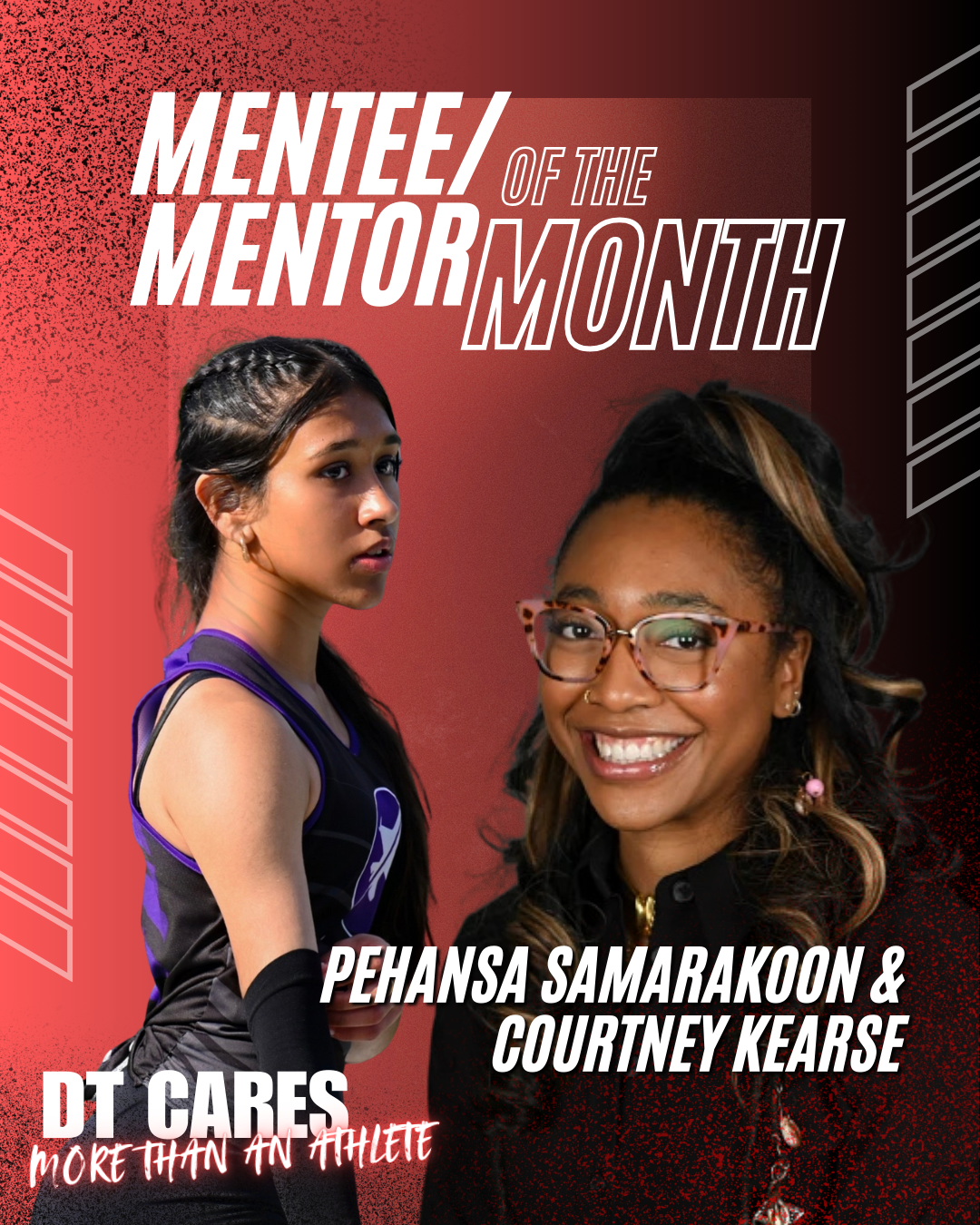 Pehansa Samarakoon and Courtney Kearse - Mentee and Mentor of the Month