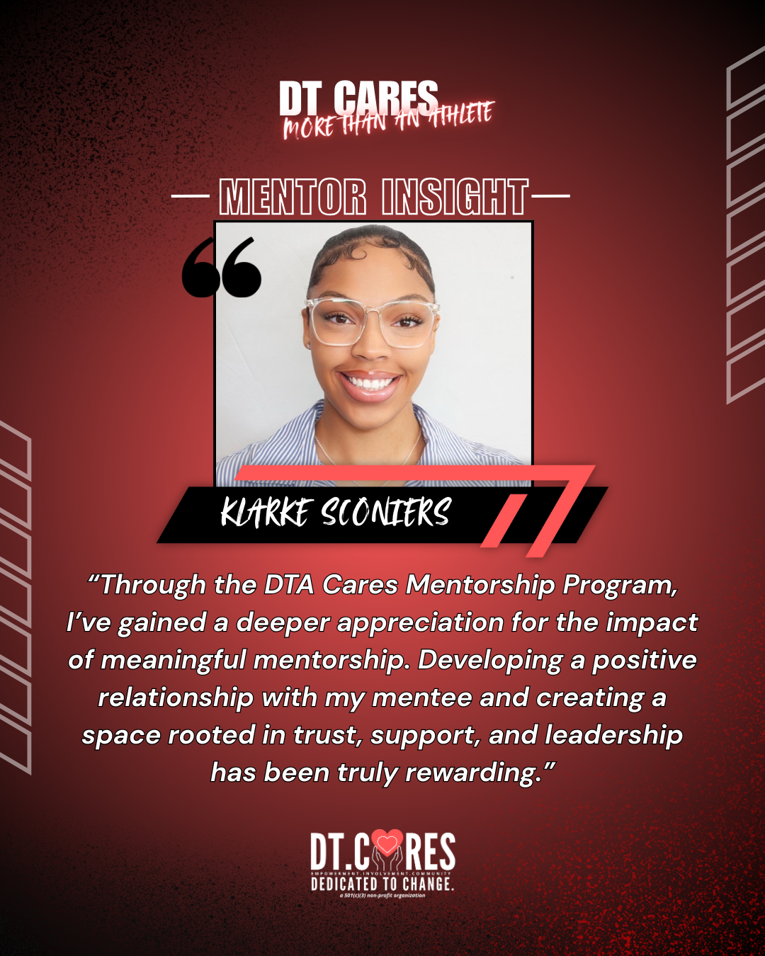 Klarke Sconiers mentor insight