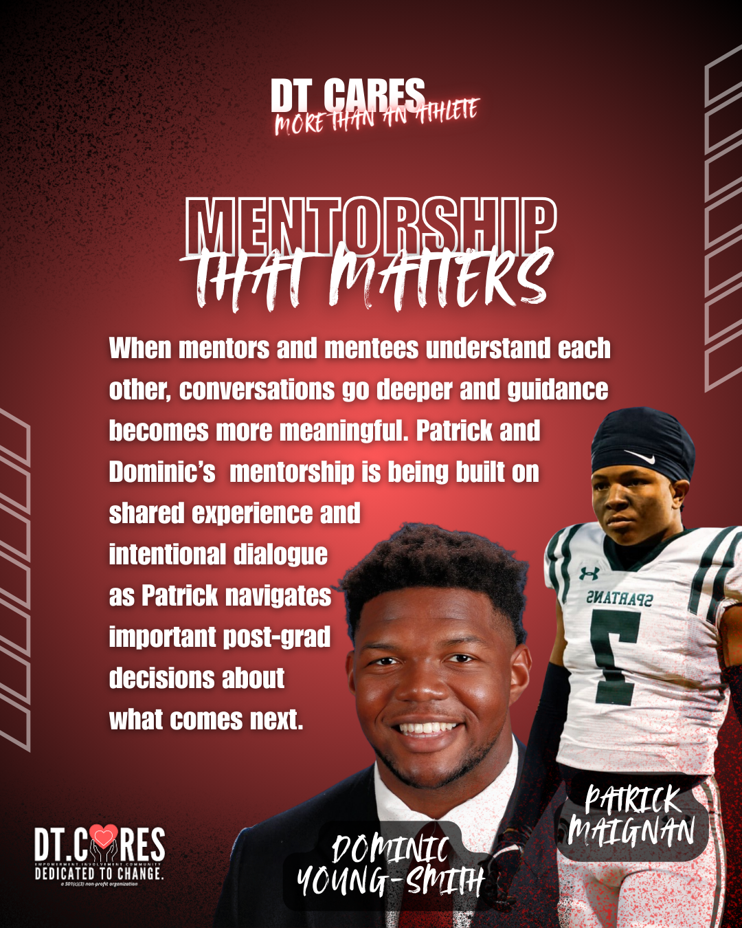 Dominic and Patrick - Mentorship that matters